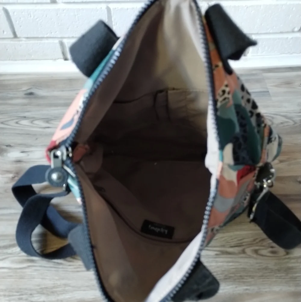Kipling Eleva Convertible Nylon Crossbody Shoulder Tote Bag